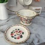 خرید آبکش لعابی و بشقاب وارداتی | فروشگاه گالری لبخند