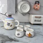 خرید ست قوری و شات تام و جری سرامیکی وارداتی