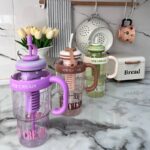 خرید قمقمه اسموتی وارداتی همراه نی آسان نوش