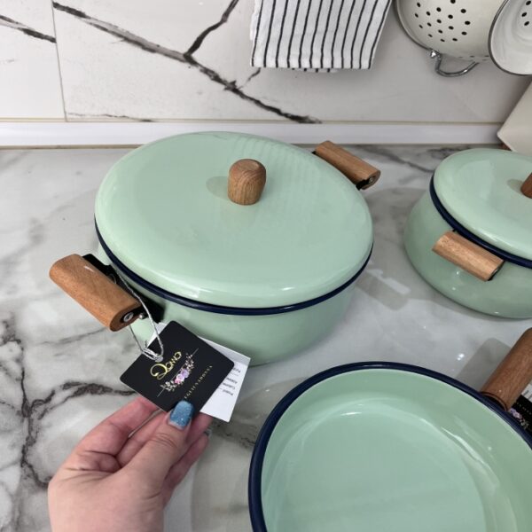 خرید سرویس قابلمه لعاب برند Donna | فروشگاه گالری لبخند