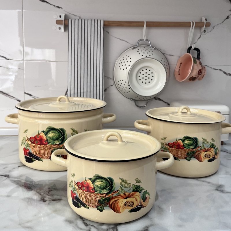 خرید سرویس قابلمه لعاب وارداتی | فروشگاه گالری لبخند