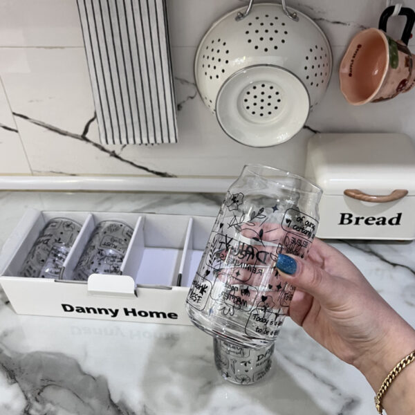 پک ۴ عددی لیوان پیرکس دنی هوم | فروشگاه گالری لبخند