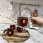 خرید استکان دسته مروارید | گالری لبخند