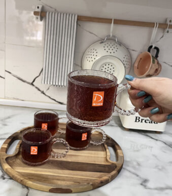 خرید استکان دسته مروارید | گالری لبخند