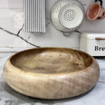 کاسه چوبی چوب گردو | گالری لبخند