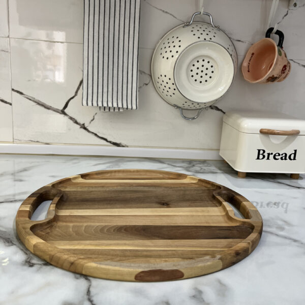 خرید سینی چوبی چوب گردو ضمانتی | گالری لبخند