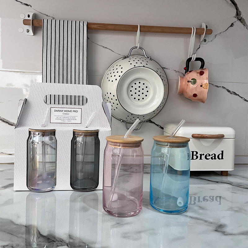 خرید پک دوتایی لیوان نی دار دنی هوم | گالری لبخند