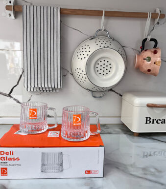 خرید استکان دلی جنس بلور کریستال شفاف