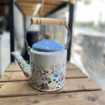 خرید کتری لعابی گل گلی